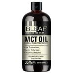 BLEAF MCT Oil For Weight Management - Keto & Vegan Oil MCTs C8, C10, C12 from Coconuts - Fatty Acid Brain & Body Fuel, Flavorless Oil, Perfect with Tea, Coffee, & Protein Shakes Non-GMO & Gluten Free