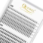 QUEWEL Cluster Lashes 240Pcs Individual Lashes 10D+20D D Curl Mix8-14mm Lash Extensions Lash Clusters Soft Comfortable False Eyelashes DIY Eyelash Extensions Easy to Use(New 10D+20D D MIX8-14)