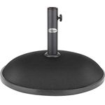 CHRISTOW Garden Parasol Base 25kg, Round Patio Umbrella Weight, Outdoor Sun Shade Canopy Stand Holder, Heavy Duty Compound Concrete