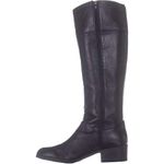 Alfani Womens Briaah Leather Knee-High Riding Boots Black 5.5 Medium (B,M)