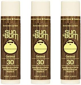 Sun Bum Sun Bum Spf 30 Sunscreen Lip Balm Vegan and Cruelty Free Broad Spectrum Uva/uvb Lip Care With Aloe and Vitamin E for Moisturized Lips Coconut Flavor 3 Pack