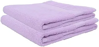 Alpine Swiss 100% Cotton Towel Set 2 Piece Soft and Absorbent 500 GSM Bath Towels 30" x 55" Lilac