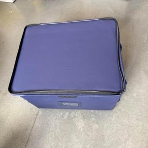 Zynqur 6200°F Upgraded Fireproof Document Box, 60L with Lock-Blue