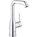 GROHE Essence Single-Lever Basin tap pop-up Waste, high spout one Handle Mixer, with Plug, Swivel spout, Water-Saving, Chrome, 32628001