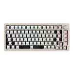DrunkDeerA75 Rapid Trigger Gaming Keyboard, TKL Mechanical Keyboards, Hyper Fast Magnetic-Switch, RGB Wired USB Compact 82 Keys with Knob,Grey Barebones
