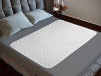 Washable Bed Protector/Pad Without Tucks -Double Bed Size| Quality waterproof Sheet is OekoTex Certified & Best Used for Incontinence & Bed wetting|Non-Slip Waterproof Mattress Cover Absorbs 2 litres