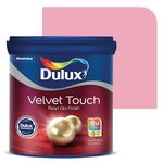 Dulux Velvet Touch Pearl GLO Interior Emulsion Paint | Luxurious Soft-Sheen Finish | Highly Durable & Washable | Rich, Intense, Smooth Colors (Tickled Pink, 4 Liters)