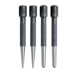 Eclipse Professional Tools 351W Set of 4 Round Head Center Punches 3.2mm (1/8") - 6.35mm (1/4") Point Diameter