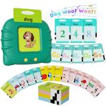 Aullsaty Toddler Toys Talking Flash Cards for 1 2 3 4 5 6 Year Old Boys and Girls, Autism Sensory Toys for Autistic Children, Learning Educational Montessori Speech Therapy 248 Sight Words Kids Gifts