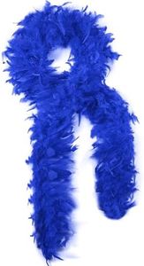 SOGUGOM Blue Boa for Women - 50g 2 Yards Boa Feather for Party, Wedding, Centerpieces, Concert, Costume and Home Decoration(Royal Blue)