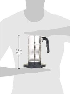 Nespresso Aeroccino4 Milk Frother – Silver Latte Foam Maker