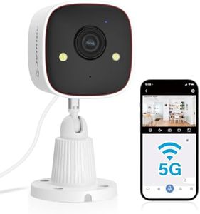 Jennov Outdoor Indoor Security Cameras 5Ghz 2.4Ghz 2K HD WiFi