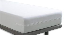 Fullcover Zipped Waterproof Mattress Protector- Single,90cms x 190cms x 23cms