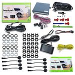 VALEO Beep and Park Parking Assistance Kit with 8 Sensors and LCD Display - Front and Rear Mounting 632202