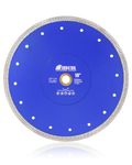 SHDIATOOL Diamond Saw Blade 10- Inch Mesh Turbo Cutting Disc for Tile Porcelain Ceramic Marble Brick with X Continuous Rim Segment