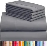 LuxClub 6 PC Queen Sheet Set, Sheet