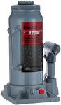Pro-Lift B-012D Grey Hydraulic Bottle Jack-12 Ton Capacity