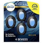 Febreze Odor Fighter Small Spaces Air Freshener Ocean, 4ct, 30ml