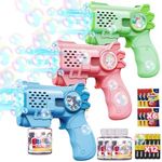 Reenovan Bubble Guns for Kids, 3 Pa