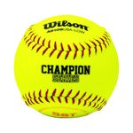 Wilson Sporting Goods A9106 ASA Series Softball (12-Pack), 12-Inch, Optic Yellow (WTA9106BASA-LOW)