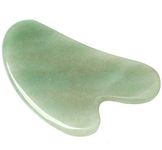 Gua Sha Scraping Massage Tool,Green Jade Stone Gua Sha Massage for Women Skin Care and Skin Rejuvenation,Anti-Aging Facelift, Skin Tightening