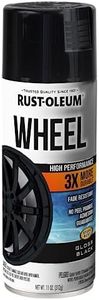 Rust-Oleum 368076 High Performance Wheel Spray Paint, 11 oz, Gloss Black