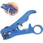 AVESON Cable Stripper Cutter for Flat or Round TV/UTP Cat5 Cat6 Wire Coax Coaxial Stripping Tool