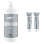 ALTRUIST. Dermatologist Sunscreen SPF 30 – 1 Litre & Dermatologist Sunscreen SPF 50 – Superior 5-star UVA protection by Dr Andrew Birnie, suitable for sensitive skin - 100 ml (Pack of 2)