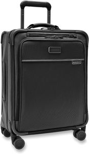 Briggs & Riley 53cm Expandable Cabin Spinner – Baseline Softside Luggage, Black