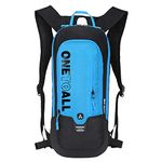 LOCALLION Cycling Backpack Biking Backpack Riding Daypack Bike Rucksack Breathable Lightweight for Outdoor Sports Travelling Mountaineering Hydration Water Bag Men Women 6L (Blue-5)