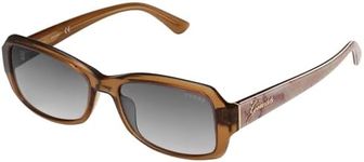 Guess GU7683 Shiny Brown/Brown Shaded 55/17/140 women Sunglasses