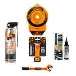 Tru-Tension | Tyre Monkey & Grime Guard Bundle | Suitable for all Road, Mountain & Race Bikes | Bicycle Tools & Accessories | 5 Piece Bicycle Kit