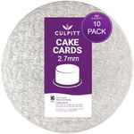 Culpitt 6" Round Cake Boards | Silv