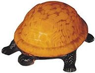 Amber Turtle Tiffany Table Lamp