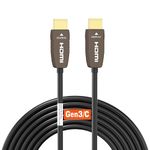 RUIPRO 8K HDMI 2.1 Certified Fiber Optic Cable CL2 Rated 15M, Ultra High Speed HDMI Support 8K@60Hz 4K@120Hz 48Gbps eARC HDR HDCP2.3 Compatible with PS5 Xbox PC TV