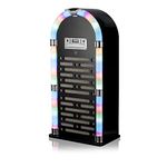 iTek Floorstanding Multi-Functional Bluetooth Jukebox with CD Player, FM Radio, Colour Changing LED Display, 2 x 10 W Speakers, Crystal Clear Sound, Remote Control Included, Gloss Black