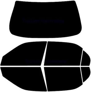 TRUE LINE Automotive DIY Car Window Tinting Kit - Customize Shade: 5%, 20%, 35%, 50% for All Sides & Back Windows - Precut Tint Blocks 99% UV Rays