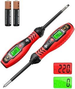ANENG Voltage Tester with Screwdriver Electrical Tester Tool Non Contact Voltage Detector Dual Range AC 11V/30V-1000V,Live/Null Wire Electric Tester with LCD Display,Buzzer Alarm,Breakpoint Finder