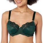 Fantasie Women's Full Coverage Bra, Sheer, Deep Emerald, 36F