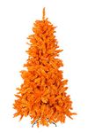 Perfect Holiday 6' Orange Norway Pine Christmas Tree | 921 Tips, Dia 43" | Includes Metal Stand