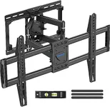 MOUNTUP Large TV Wall Mount for Most 37-82'' TVs, Premium Ball Bearings Design for Ultra-Slim OLED TVs Smooth Swivel & Extension, TV Mount Bracket Articulating Arm Holds 100LBS, Max VESA 600x400mm