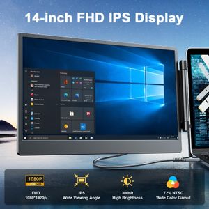 14-Inch Laptop Screen Extender – Portable Dual Monitor Display