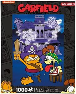 AQUARIUS Garfield Halloween Puzzle (1000 Piece Jigsaw Puzzle) - Glare Free - Precision Fit - Virtually No Puzzle Dust - Officially Licensed Garfield Collectibles - 20x28 Inches