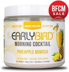 EarlyBird Morning Cocktail - Pineapple Mimosa 45 Servings - Clean Energy Drink (Natural Caffeine), Increased Motivation (Nootropics), Supercharged Hydration (Electrolytes) - Wake Up Early Drink w/