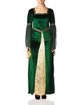 Costume Culture Women's Renaissance Lady Costume, Green, Large