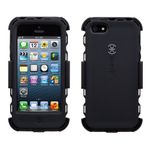 Speck Products SPK-A1859 ToughSkin Case with Belt Clip for iPhone 5 and iPhone 5S - Retail Packaging - Black/Slate