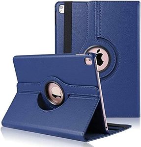 ZUSLAB iPad 5/6 / Air 2 PU Leather Smart Stand Cover Case (2016/2017/2014) - Blue