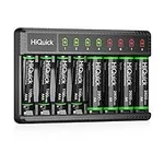 HiQuick 8 Bay Smart Battery Charger