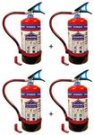 Eco Fire ABC Powder Type 4 Kg Fire Extinguisher (Red) Pack of 4