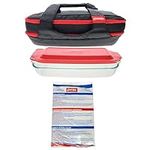 Pyrex Portable Black/Red Insulated 